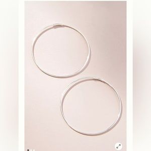 Anthropology hoop earrings